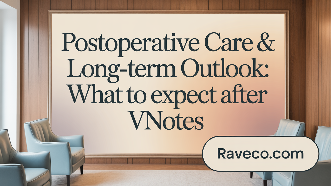 Postoperative Care & Long-Term Outlook: What to Expect After vNOTES