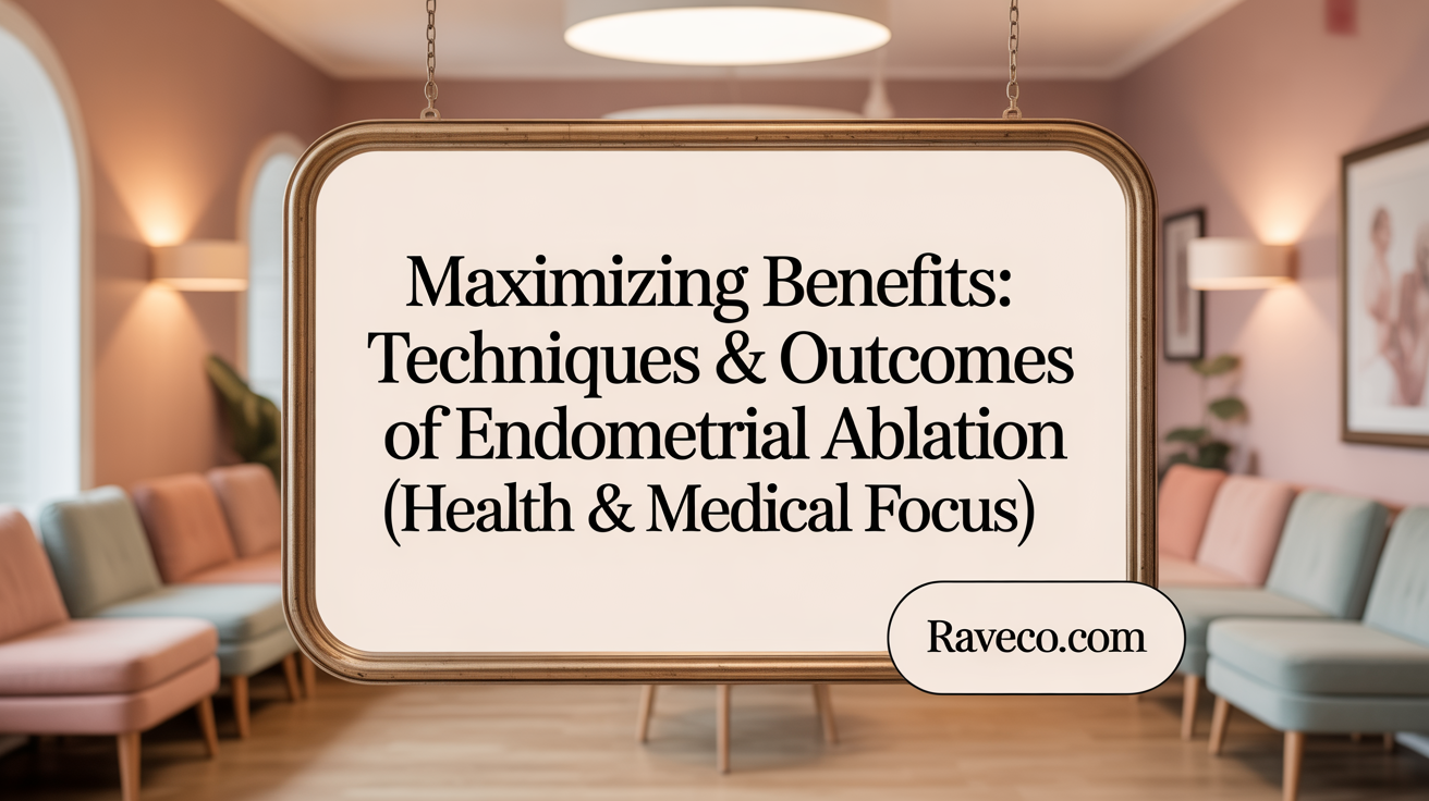 Maximizing Benefits: Techniques & Outcomes of Endometrial Ablation