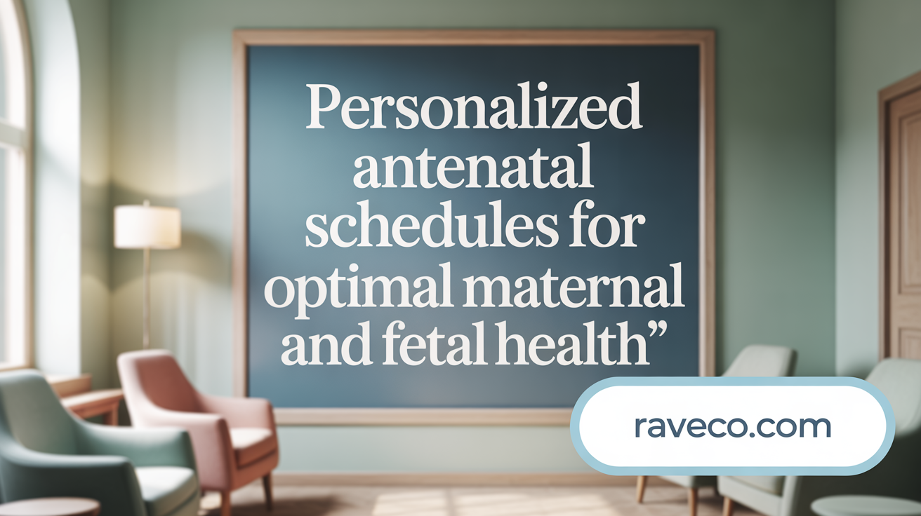 Personalized Antenatal Schedules for Optimal Maternal and Fetal Health