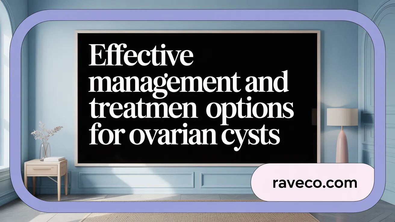 Effective Management and Treatment Options for Ovarian Cysts