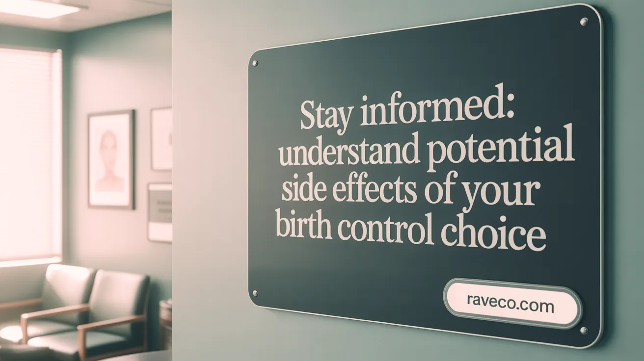 Stay Informed: Understand Potential Side Effects of Your Birth Control Choice