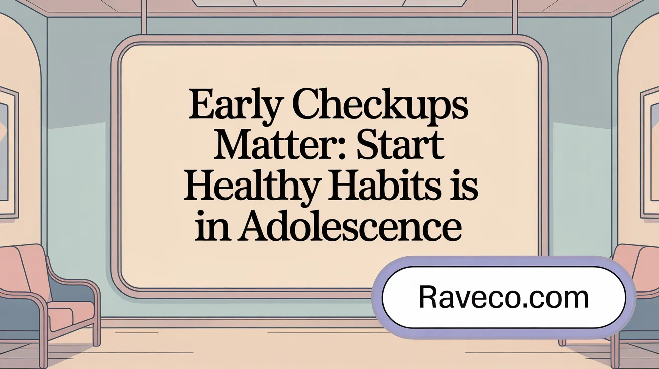 Early Checkups Matter: Start Healthy Habits in Adolescence