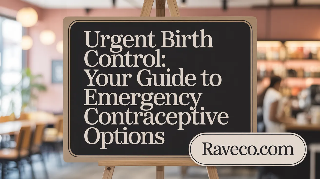 Urgent Birth Control: Your Guide to Emergency Contraceptive Options