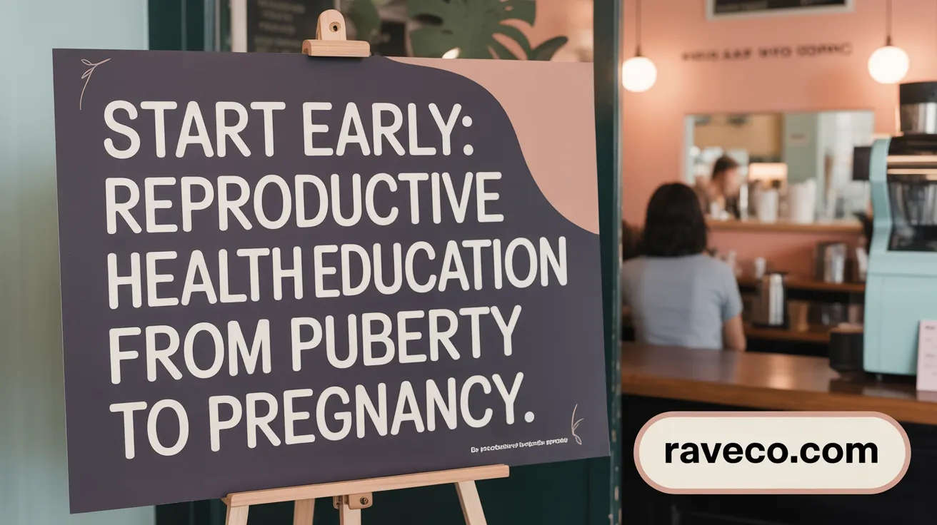 Start early: Reproductive health education from puberty to pregnancy
