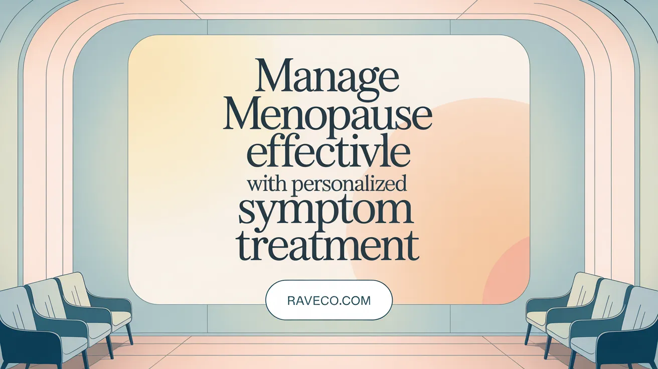 Manage menopause effectively with personalized symptom treatment