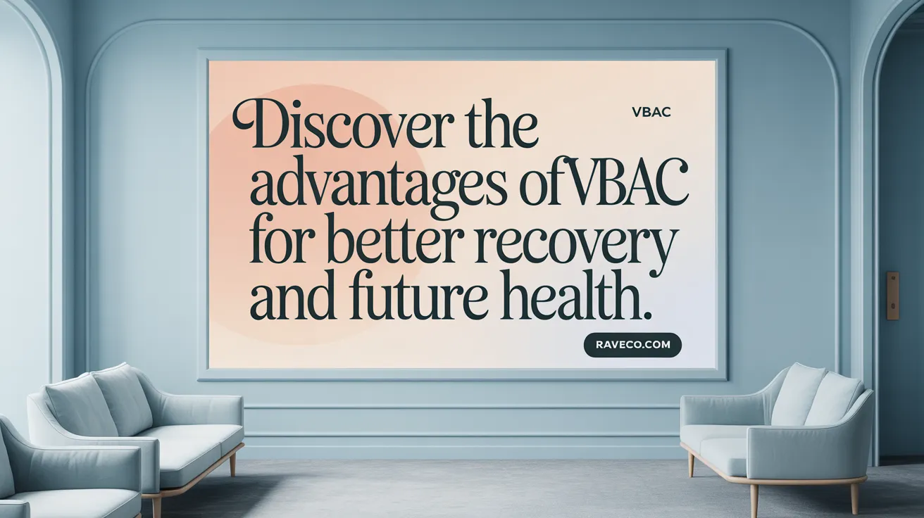 Discover the Advantages of VBAC for Better Recovery and Future Health