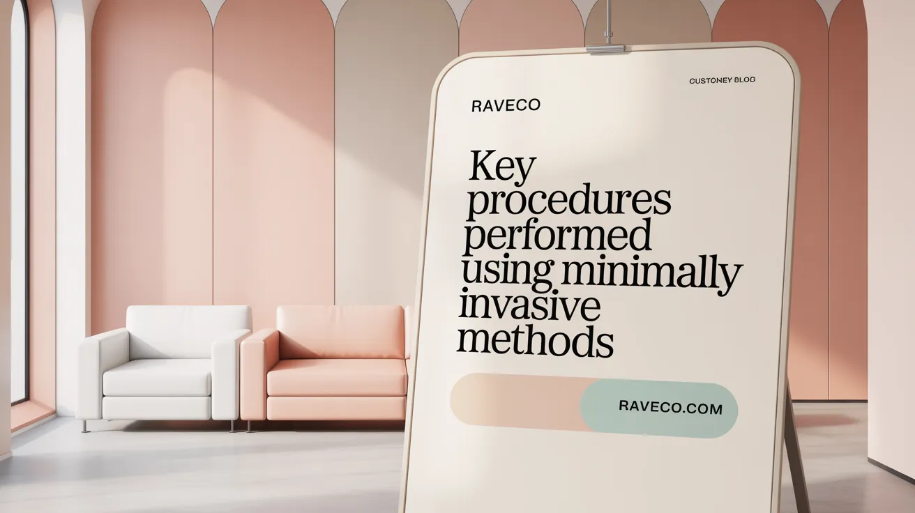 Key Procedures Performed Using Minimally Invasive Methods