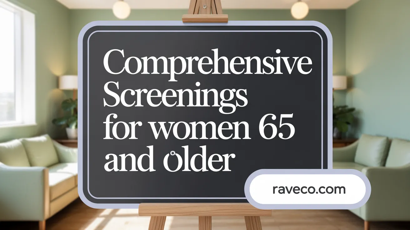 Comprehensive Screenings for Women 65 and Older