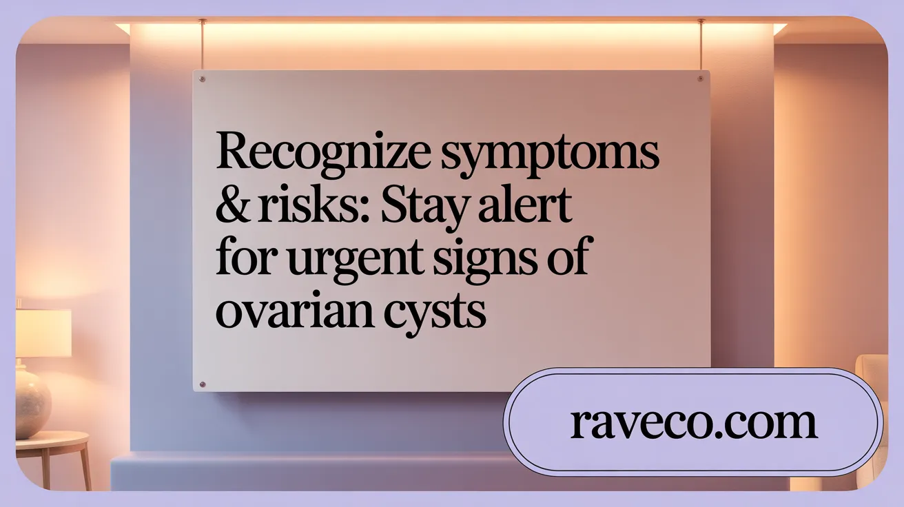 Recognize Symptoms & Risks: Stay Alert for Urgent Signs of Ovarian Cysts