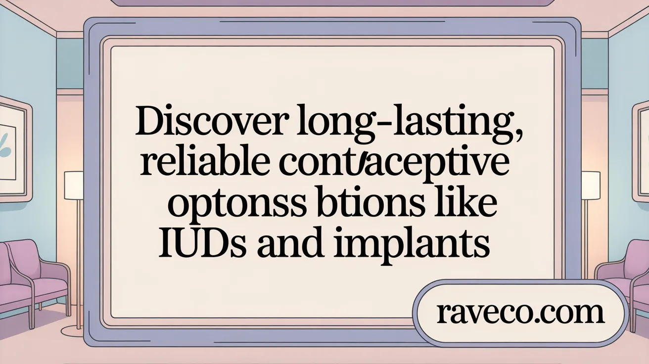Discover Long-Lasting, Reliable Contraceptive Options like IUDs and Implants