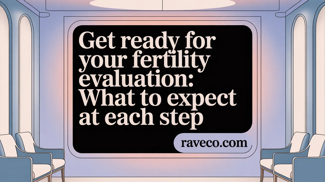 Get ready for your fertility evaluation: what to expect at each step