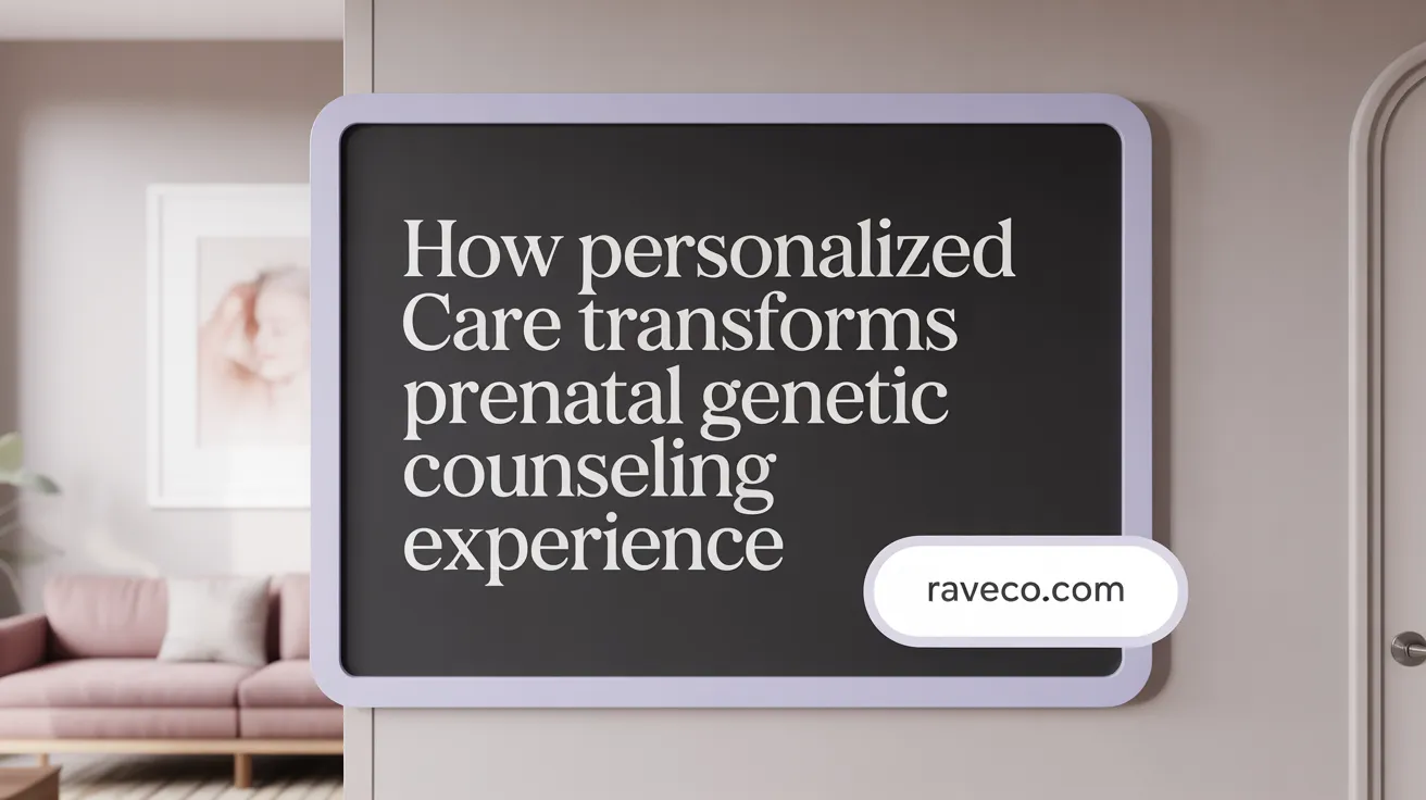 How Personalized Care Transforms Prenatal Genetic Counseling Experience