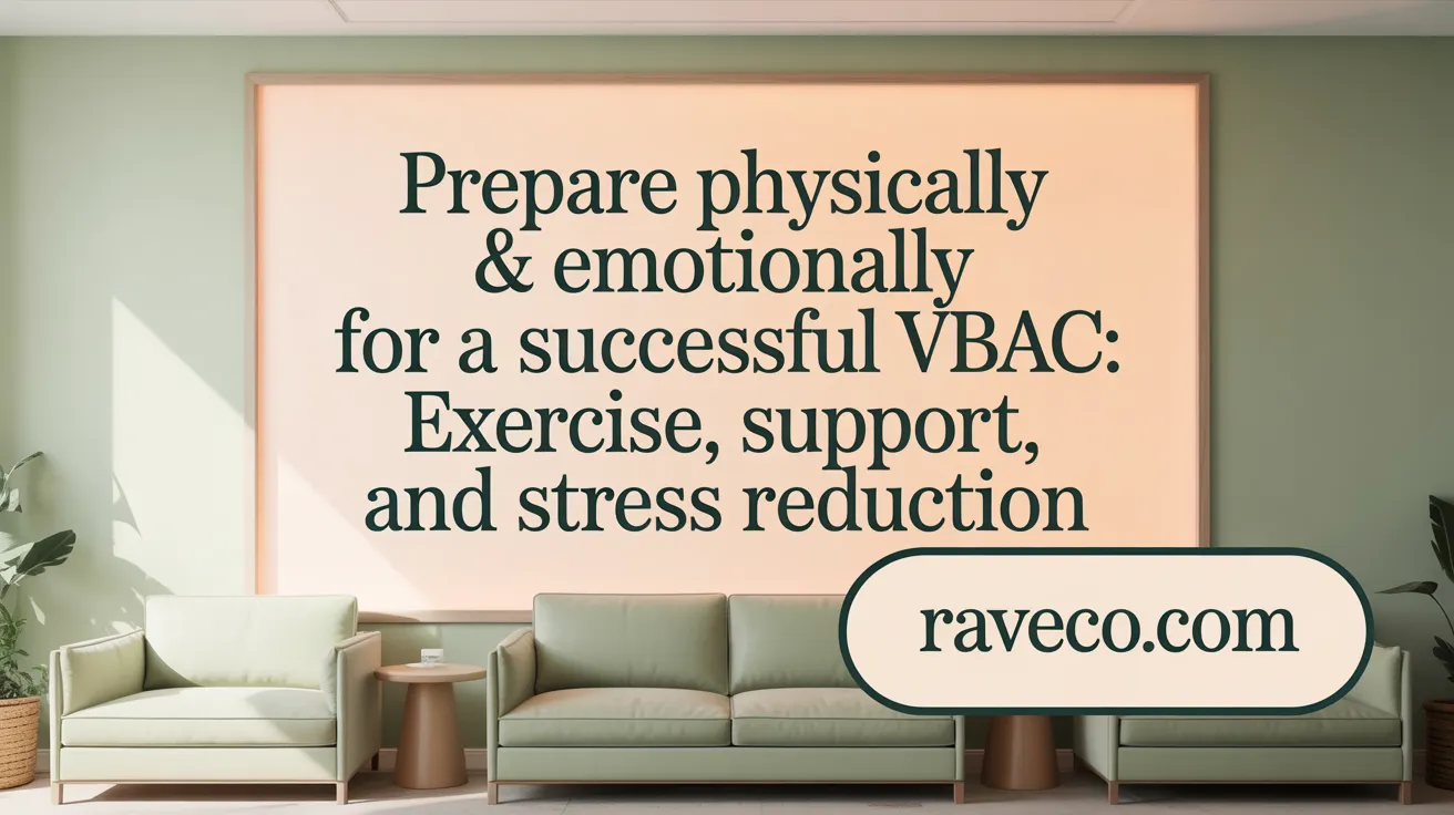 Prepare Physically & Emotionally for a Successful VBAC: Exercise, Support, and Stress Reduction
