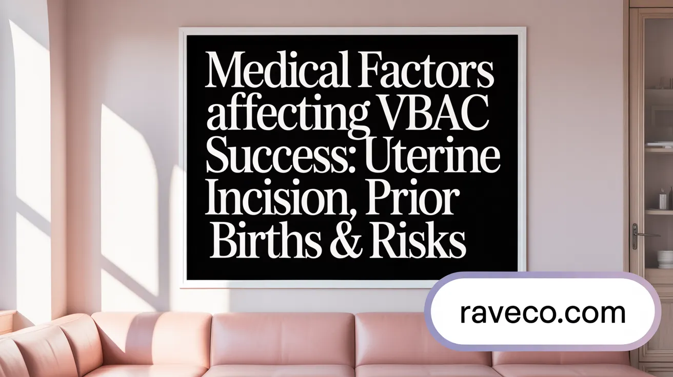 Medical Factors Affecting VBAC Success: Uterine Incision, Prior Births & Risks
