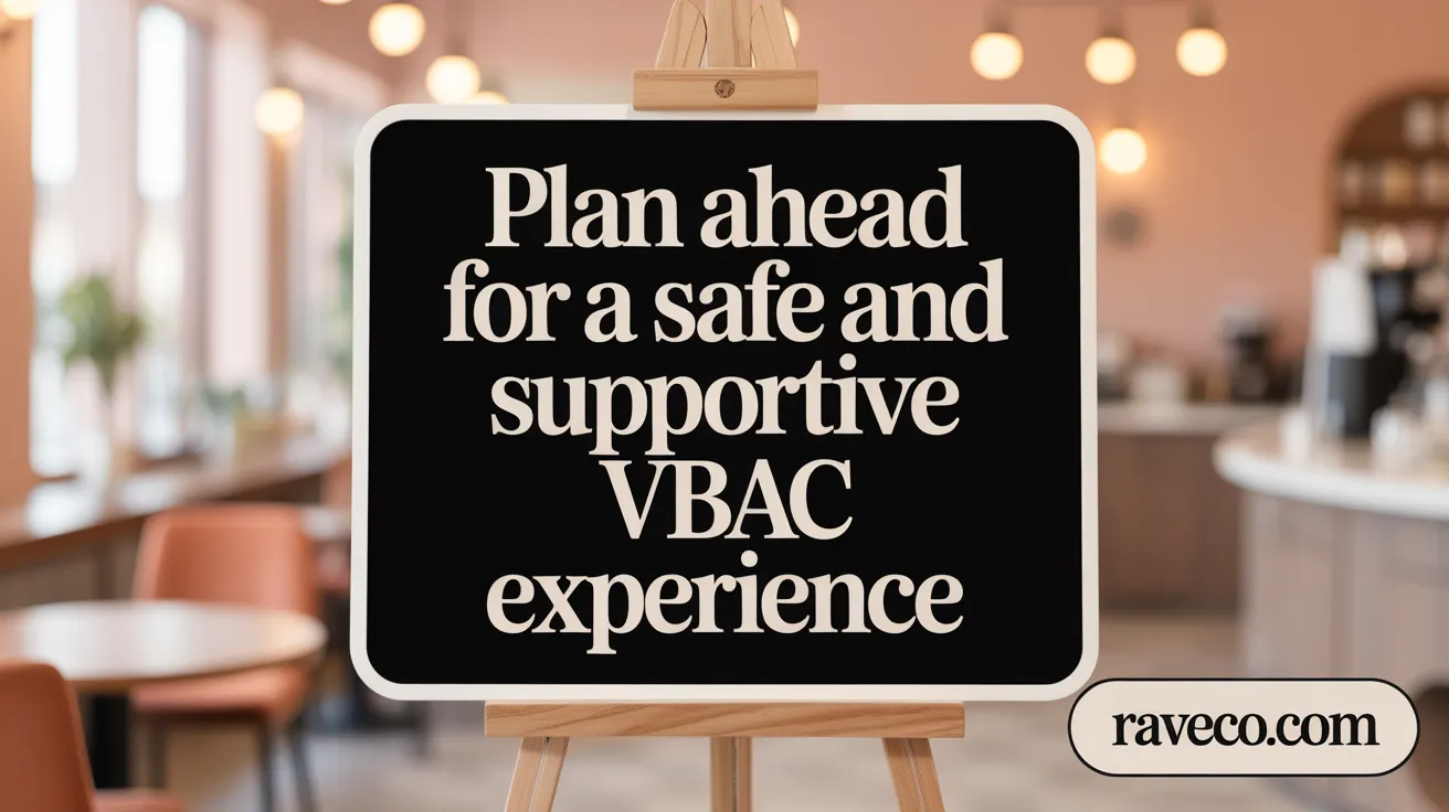 Plan Ahead for a Safe and Supportive VBAC Experience