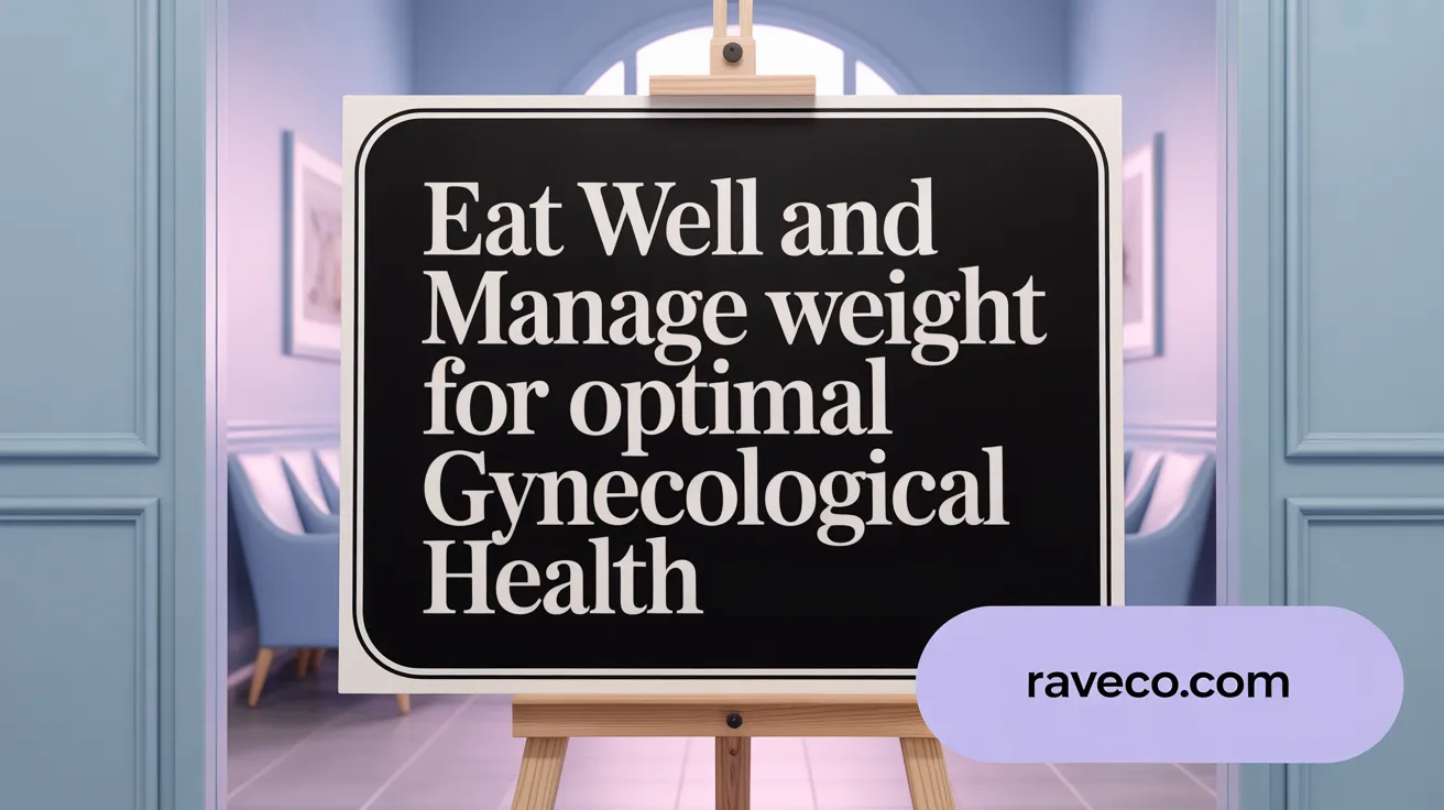 Eat Well and Manage Weight for Optimal Gynecological Health