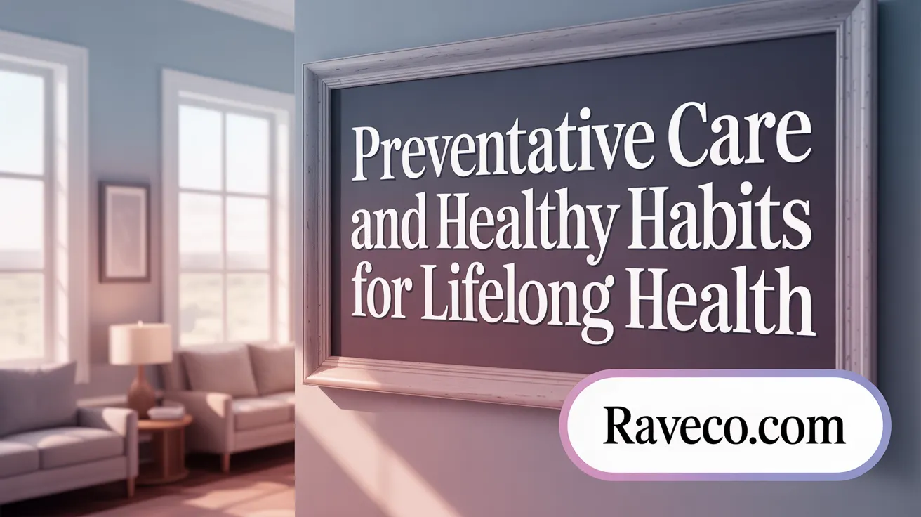 Preventative Care and Healthy Habits for Lifelong Health