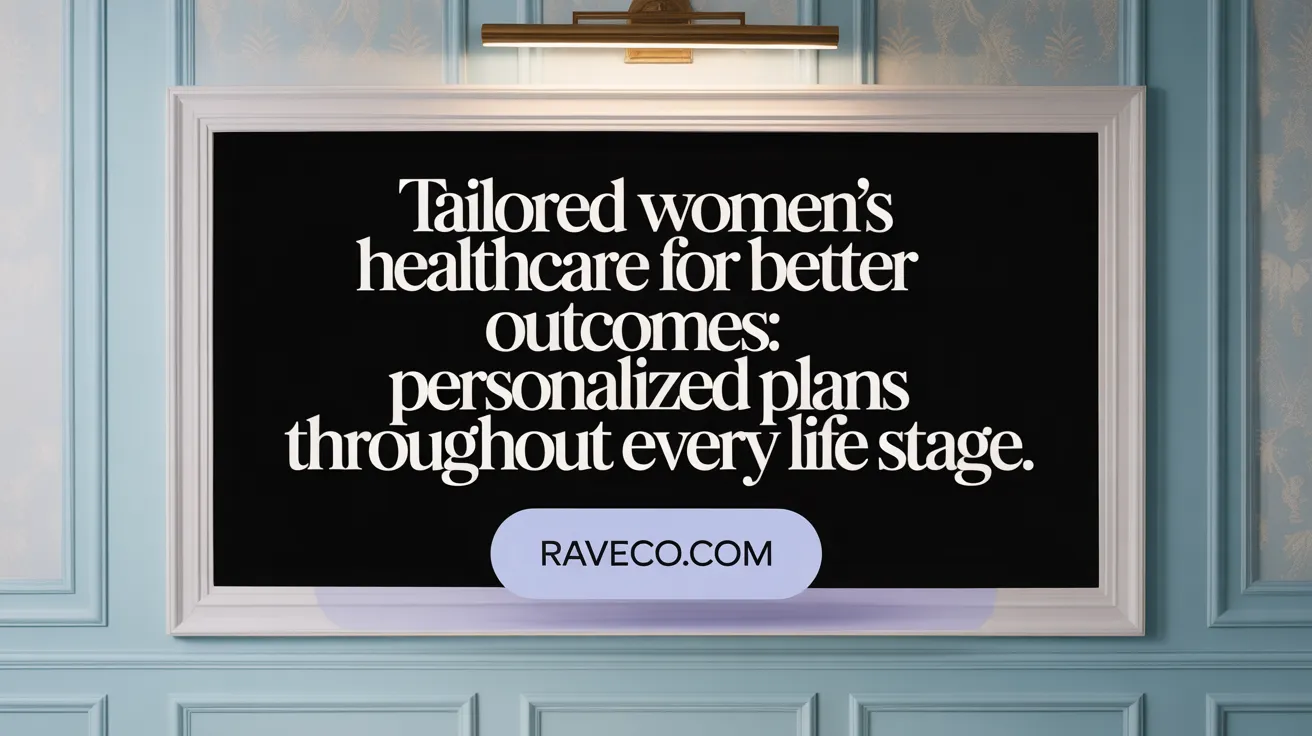 Tailored Women’s Healthcare for Better Outcomes: Personalized Plans Throughout Every Life Stage
