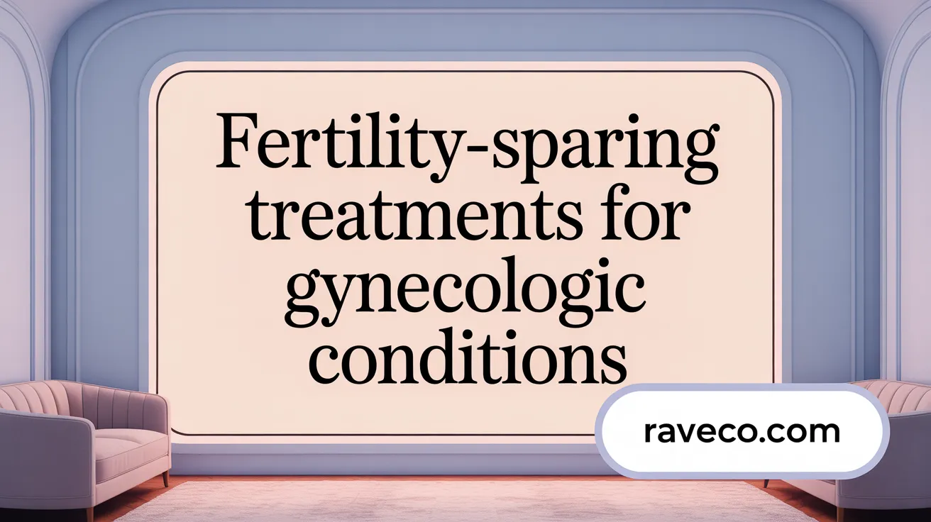 Fertility-Sparing Treatments for Gynecologic Conditions