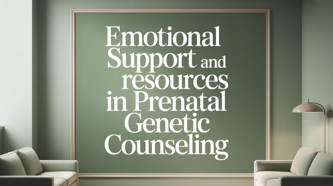 Emotional Support and Resources in Prenatal Genetic Counseling