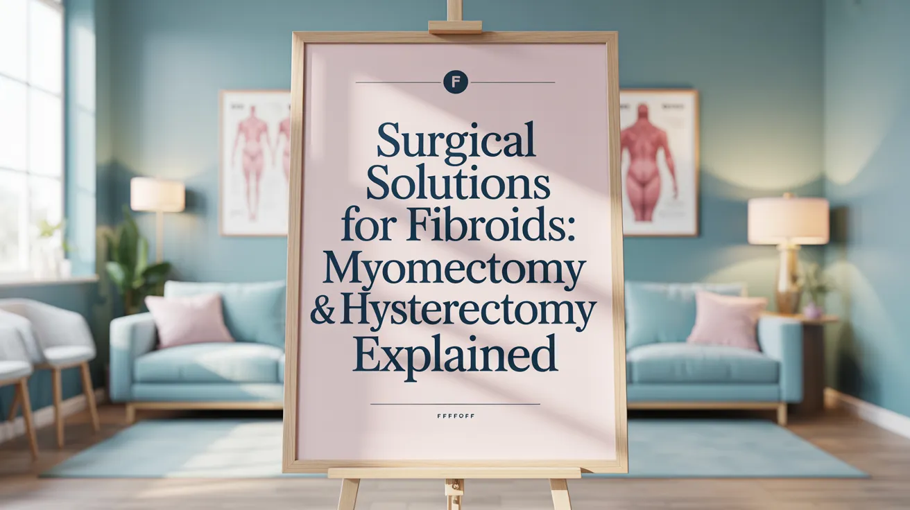 Surgical Solutions for Fibroids: Myomectomy & Hysterectomy Explained