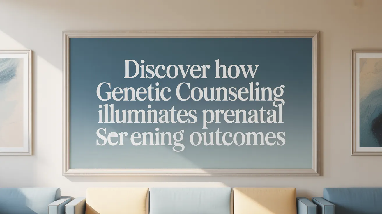 Discover How Genetic Counseling Illuminates Prenatal Screening Outcomes
