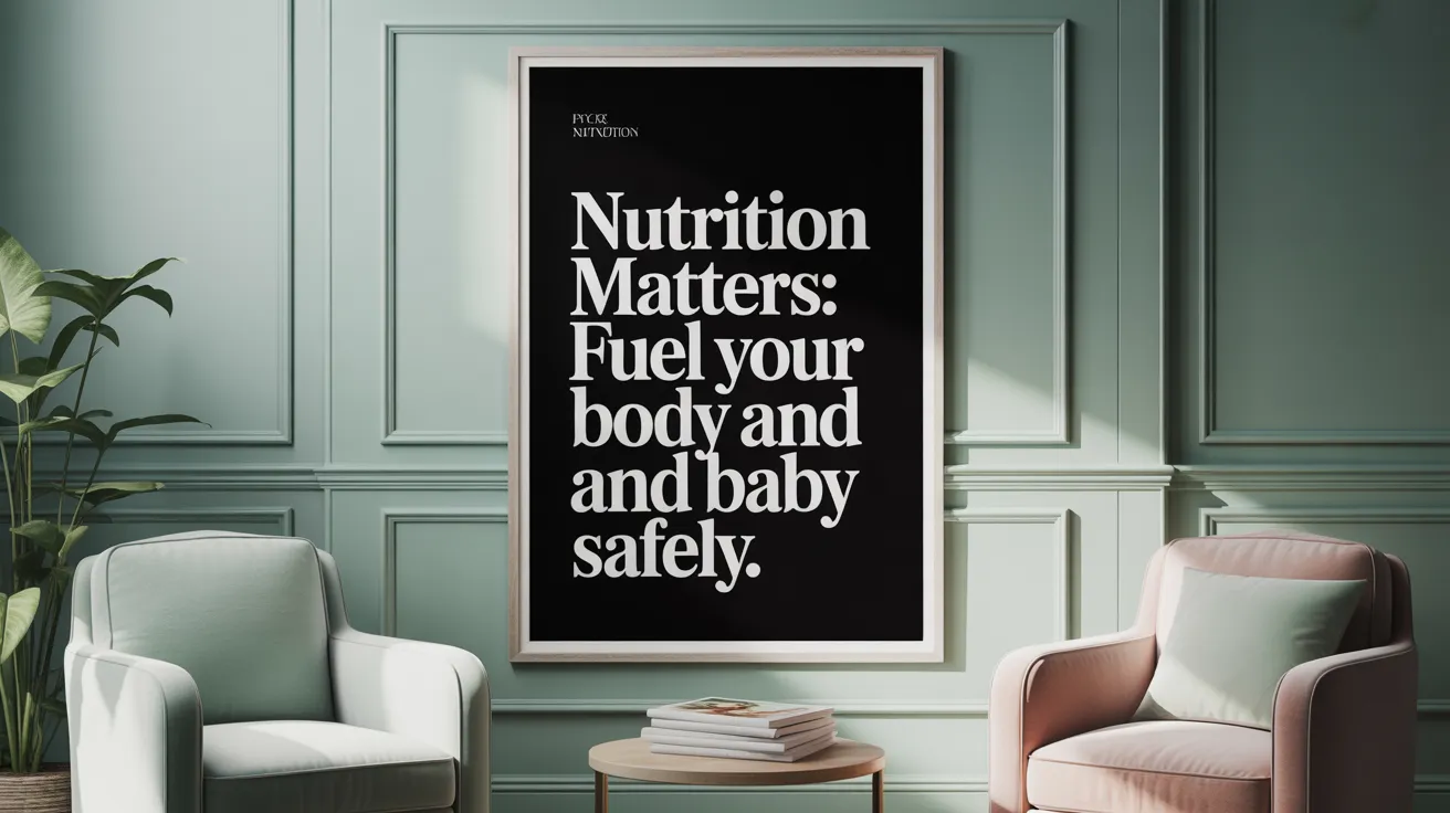Nutrition Matters: Fuel Your Body and Baby Safely
