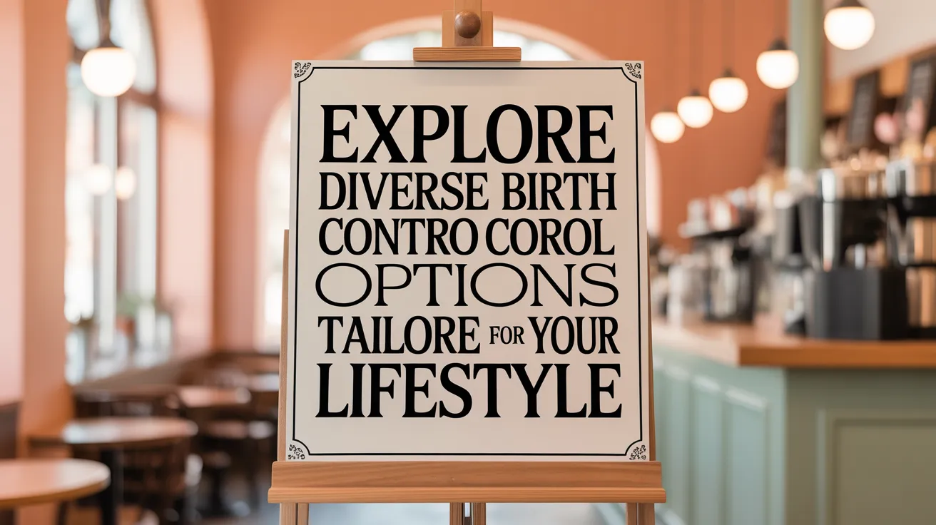 Explore diverse birth control options tailored for your lifestyle