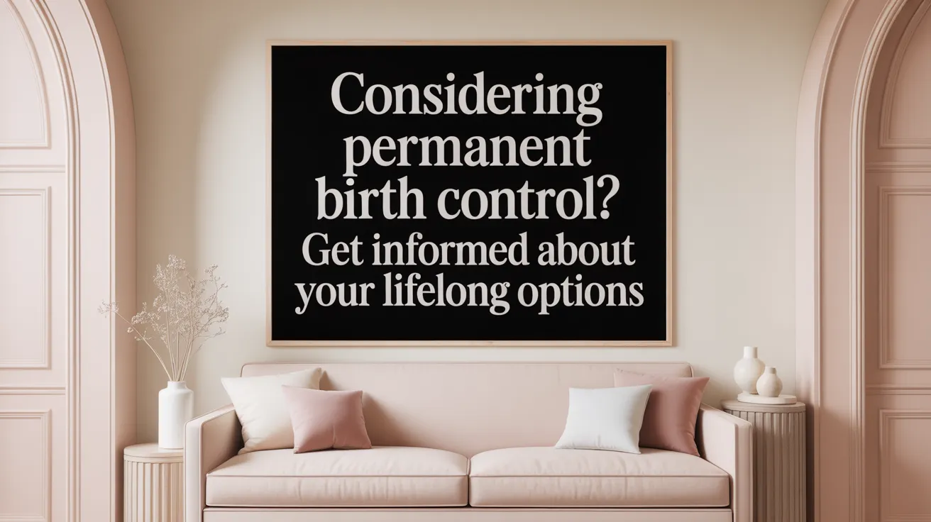 Considering permanent birth control? Get informed about your lifelong options