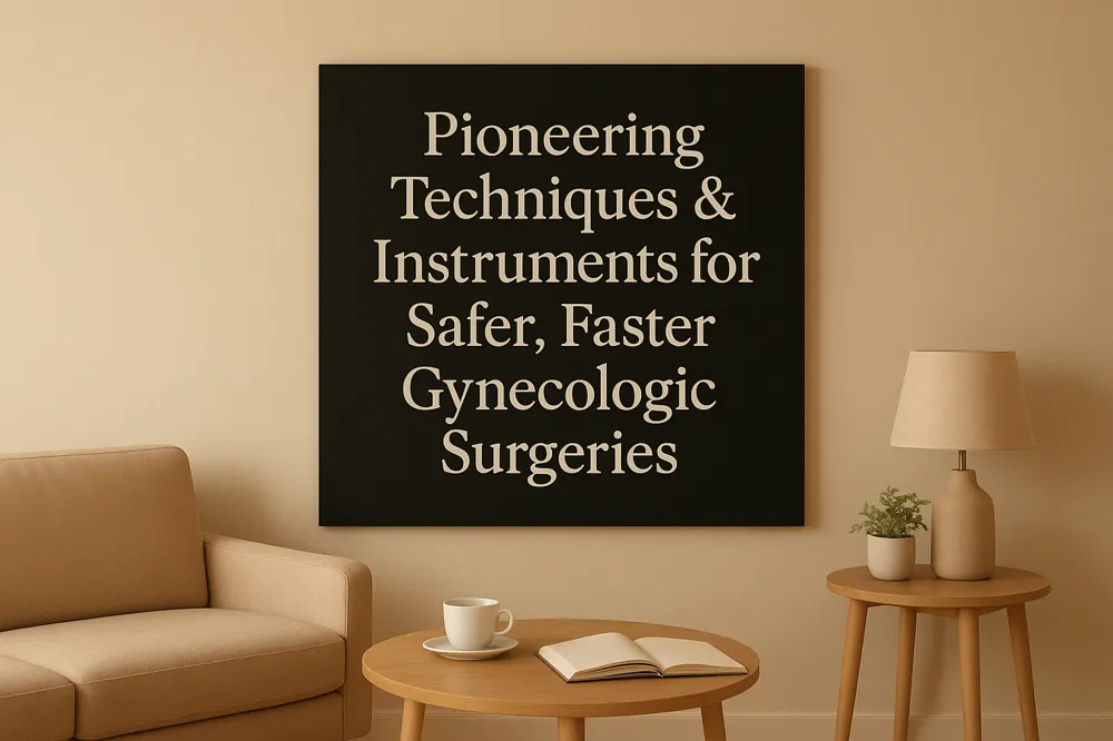 Pioneering Techniques & Instruments for Safer, Faster Gynecologic Surgeries