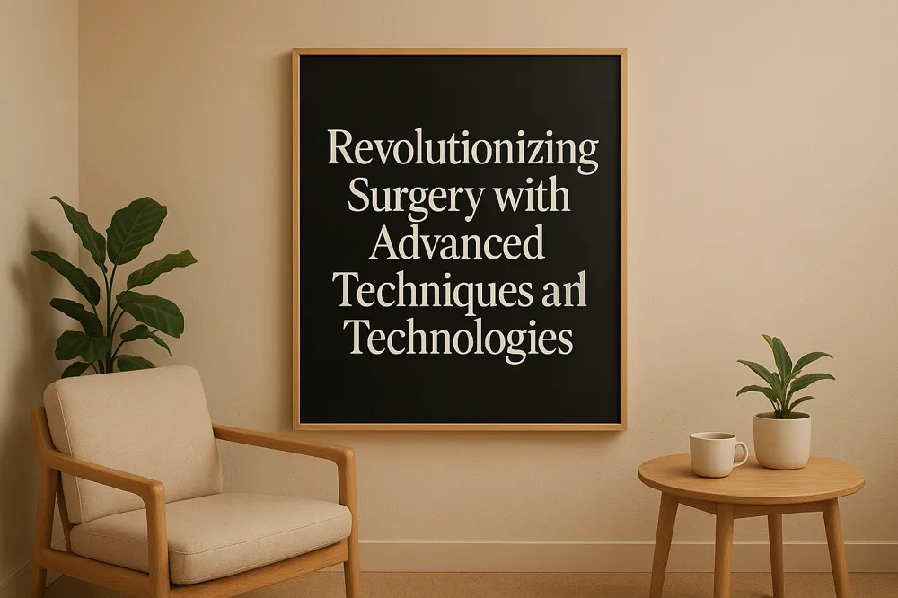 Revolutionizing Surgery with Advanced Techniques and Technologies