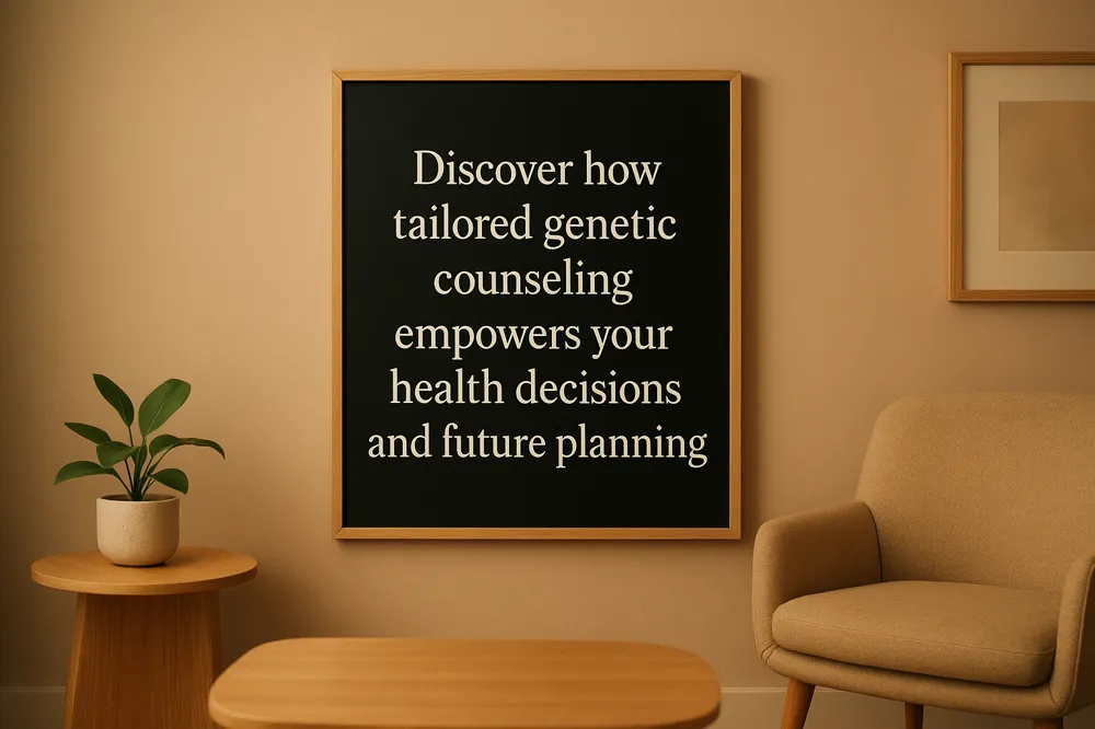 Discover how tailored genetic counseling empowers your health decisions and future planning.