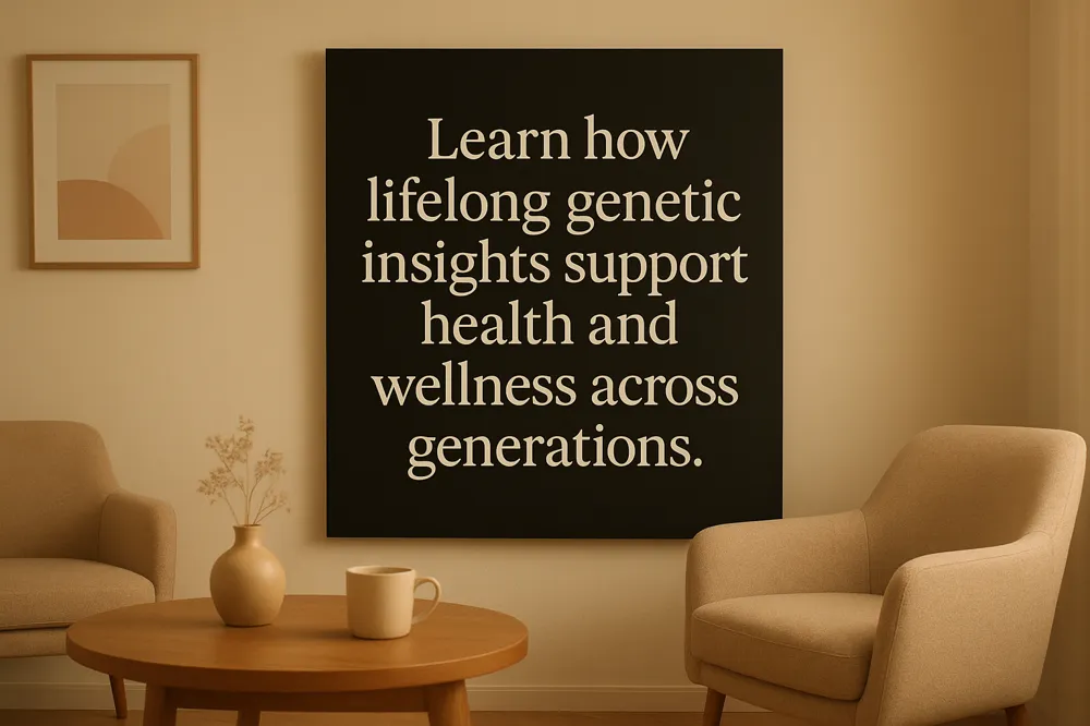 Learn how lifelong genetic insights support health and wellness across generations.