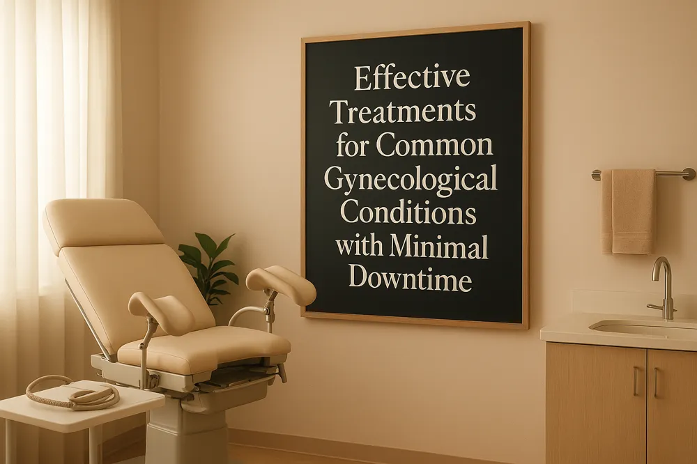 Effective Treatments for Common Gynecological Conditions with Minimal Downtime