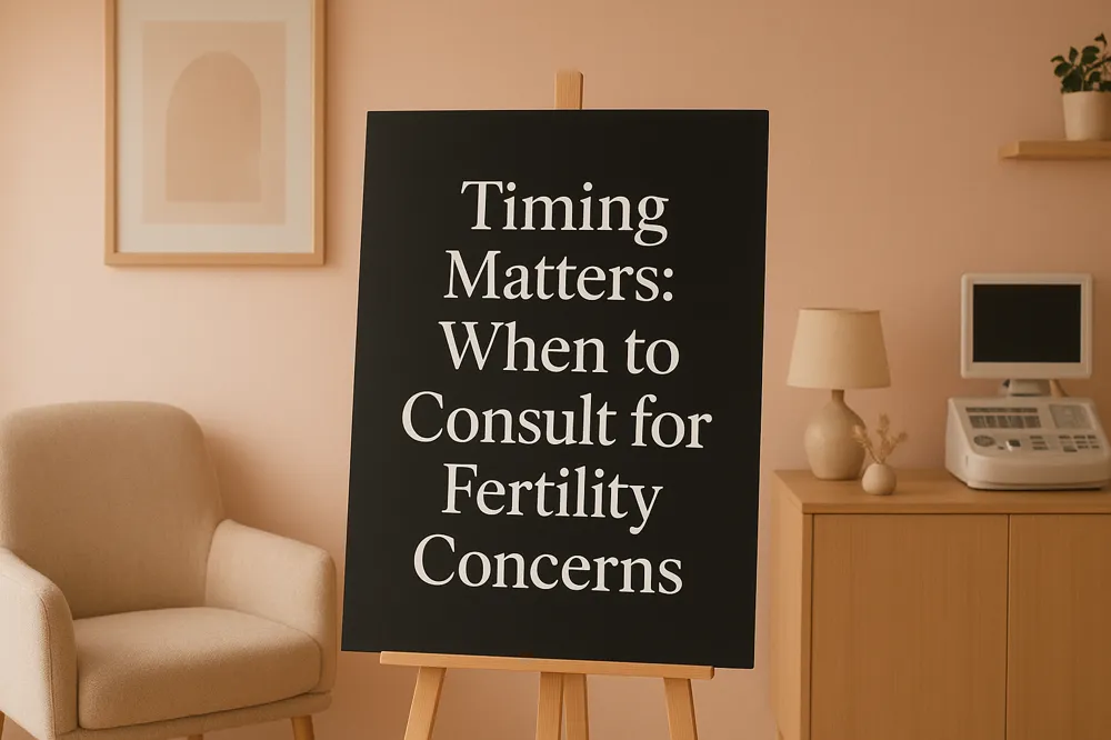 Timing Matters: When to Consult for Fertility Concerns