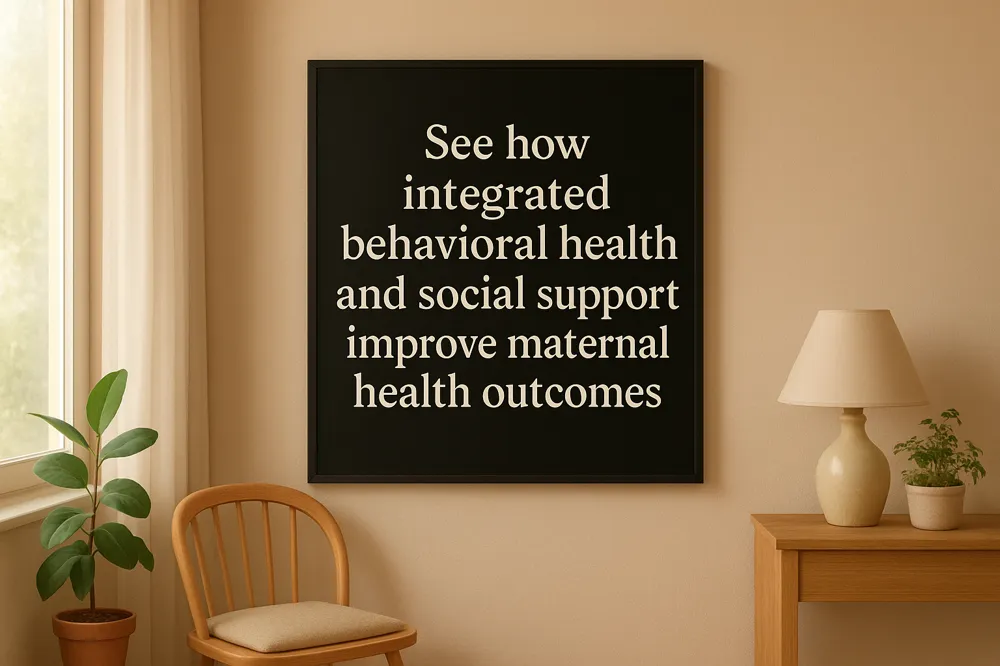 See how integrated behavioral health and social support improve maternal health outcomes.