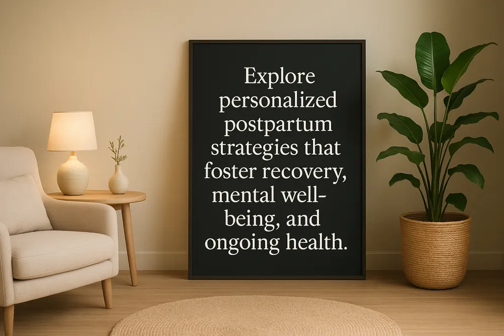 Explore personalized postpartum strategies that foster recovery, mental well-being, and ongoing health.