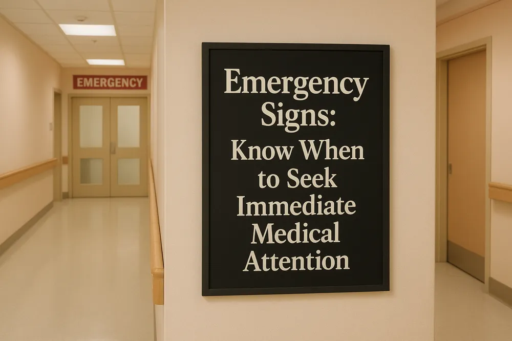 Emergency Signs: Know When to Seek Immediate Medical Attention