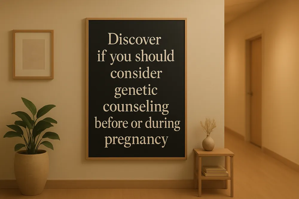 Discover if you should consider genetic counseling before or during pregnancy
