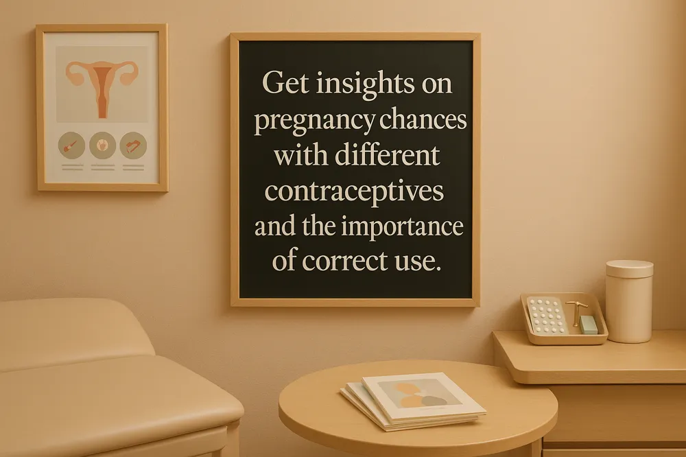 Get insights on pregnancy chances with different contraceptives and the importance of correct use.