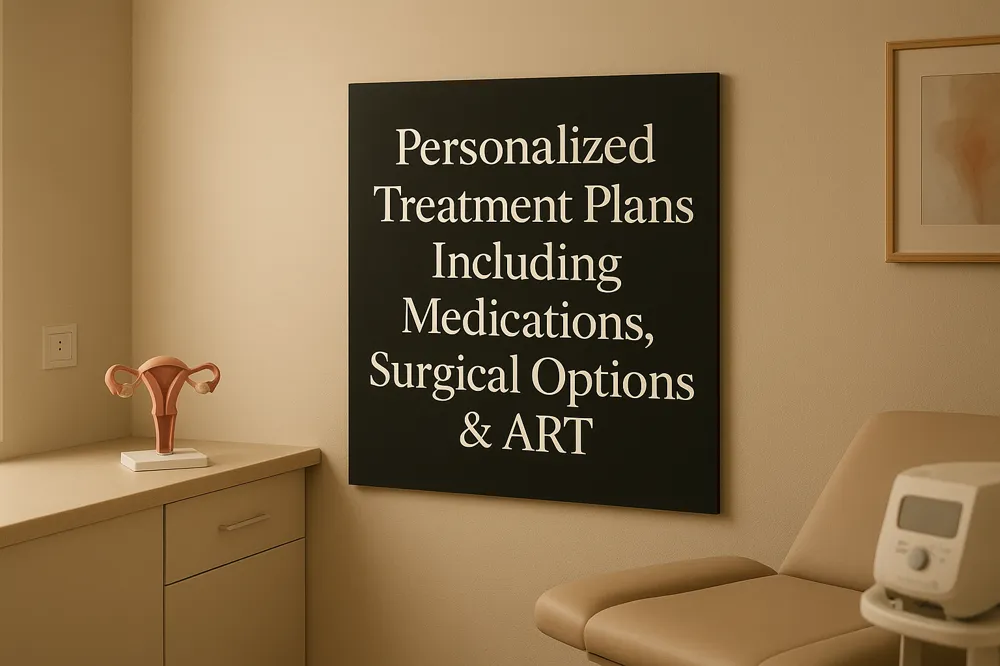 Personalized Treatment Plans Including Medications, Surgical Options & ART