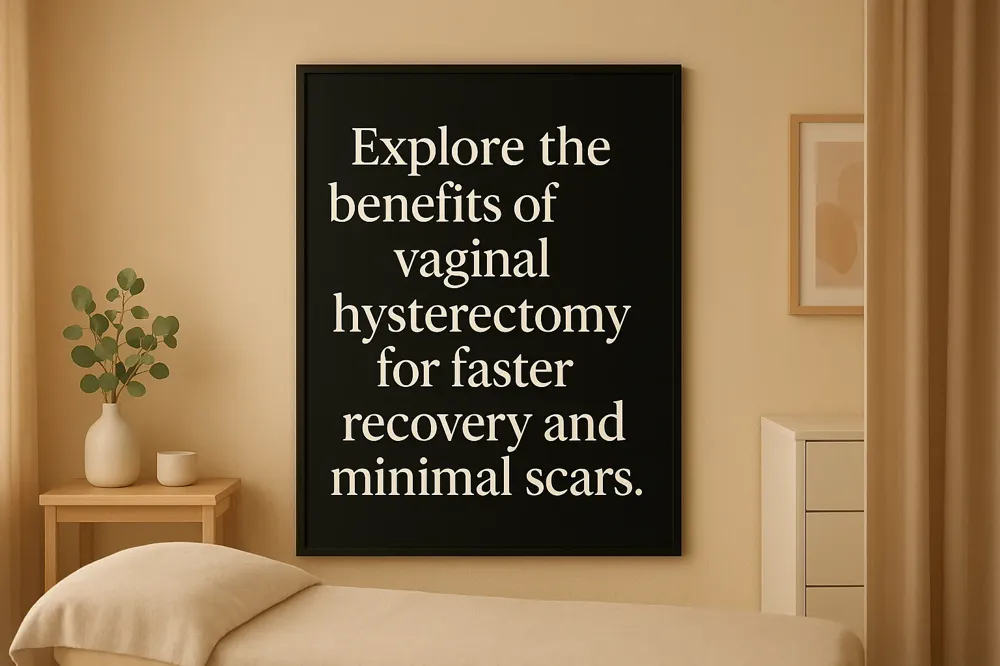 Explore the benefits of vaginal hysterectomy for faster recovery and minimal scars.