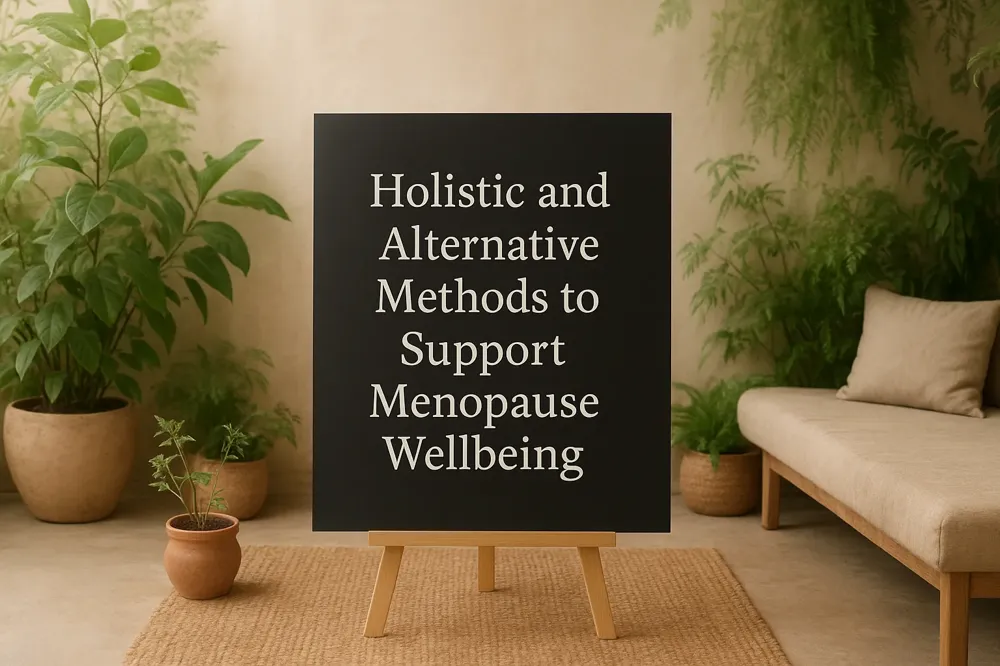 Holistic and Alternative Methods to Support Menopause Wellbeing