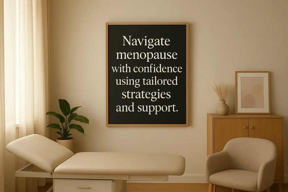 Navigate menopause with confidence using tailored strategies and support.