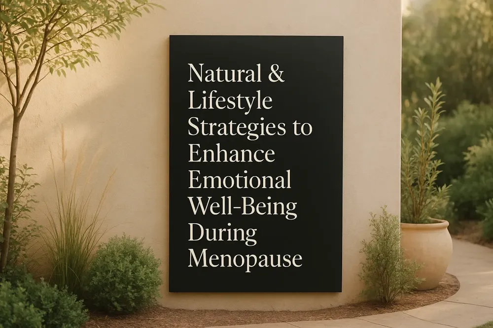 Natural & Lifestyle Strategies to Enhance Emotional Well-Being During Menopause