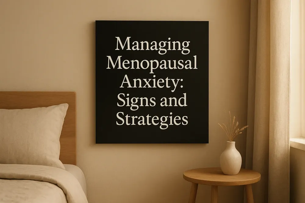 Managing Menopausal Anxiety: Signs and Strategies