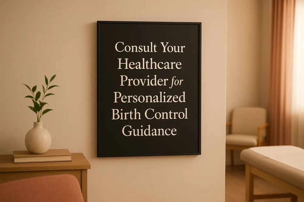 Consult Your Healthcare Provider for Personalized Birth Control Guidance