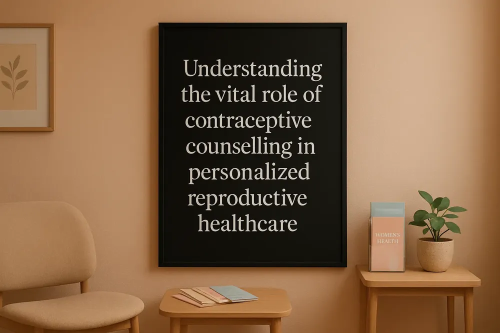Understanding the vital role of contraceptive counselling in personalized reproductive healthcare.