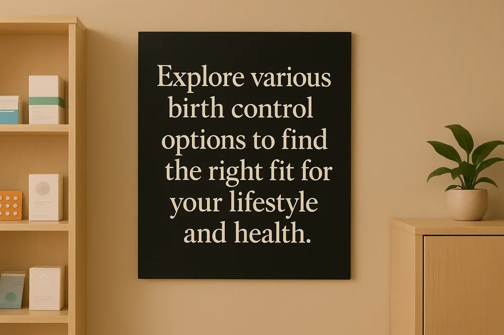 Explore various birth control options to find the right fit for your lifestyle and health.