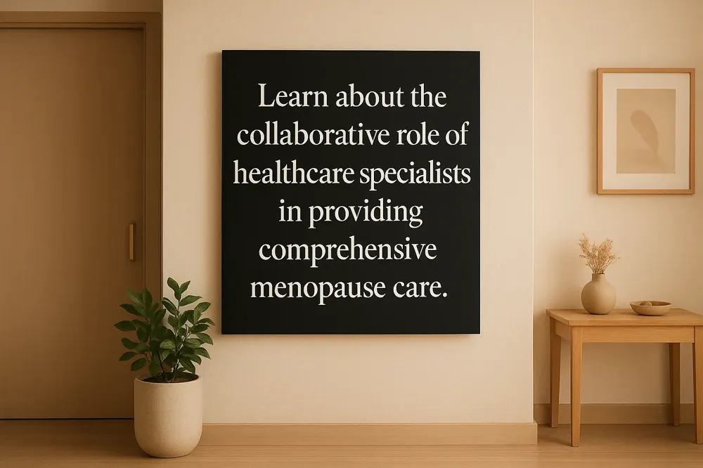 Learn about the collaborative role of healthcare specialists in providing comprehensive menopause care.